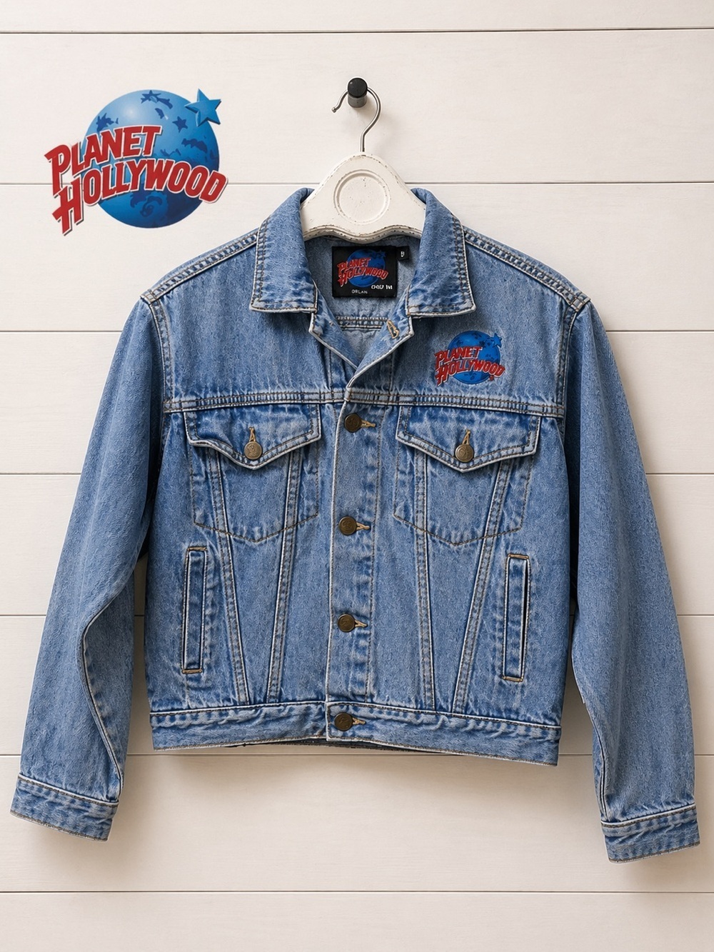 PLANET HOLLYWOOD Vintage Nashville Denim Jacket - Kids Size 10